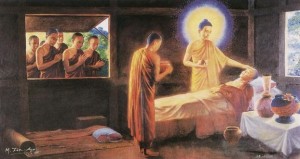 Buddha sick